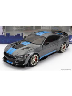   Solido - Ford Usa Mustang Shelby Gt500 Kr Coupe 2022 Silver Blue