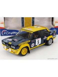   Solido - Fiat 131 Abarth N 5 Winner Rally Tour De Corse 1977 B.Darniche - A.Mahe Blue Yellow