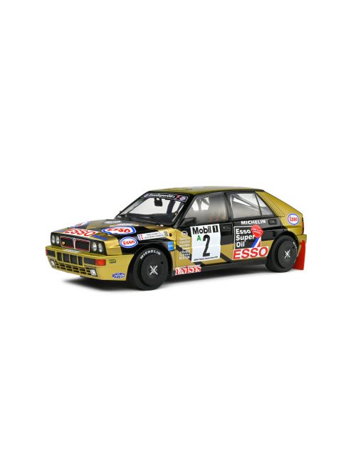 Solido - 1:18 Lancia Delta HF Integrale Black #2 Y.Loubet / J.M.Andrie Adac Ra - SOLIDO