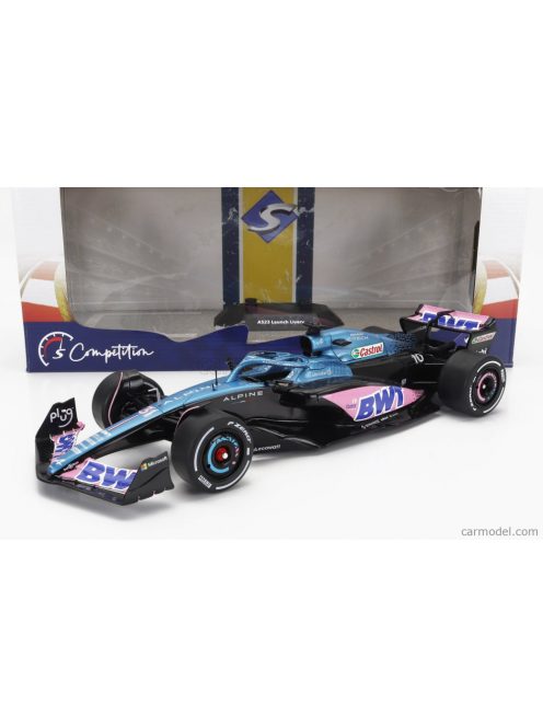 Solido - Renault F1  A523 Team Bwt Alpine Press N 10 - N 31 2023 Blue Pink