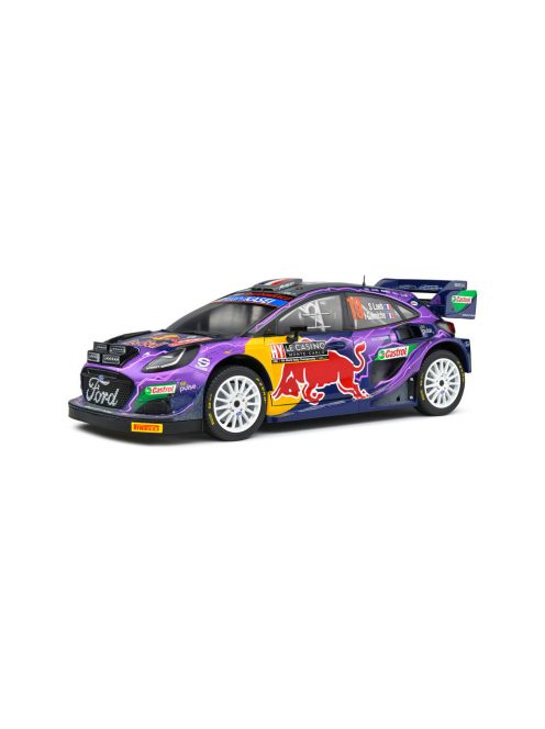 Solido - Ford Puma Rally1 Hybrid Purple #19 S.Loeb / I.Galmiche Rallye Monte Calro 2022 Solido