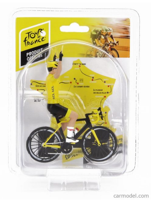 Solido - Figures Ciclista - Cyclist - Maglia Gialla - Yellow Jersey - Winner Tour De France 2023 Yellow