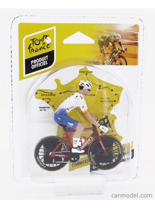 Solido - Figures Ciclista - Cyclist - Team Total-Energies - Tour De France 2023 White Yellow Blue