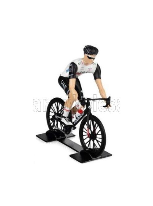 Solido - FIGURES CICLISTA - CYCLIST - TEAM UAE EMIRATES - TOUR DE FRANCE 2023 WHITE BLACK