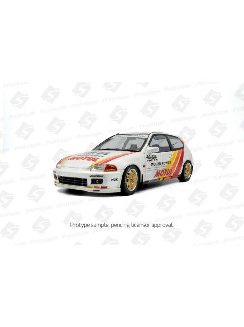 Solido - 1:18 Honda Civic (EG6) Solido Works Mugen Racing, White, 1992 - SOLIDO