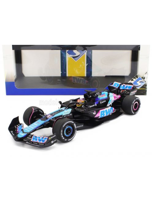 Solido - ALPINE F1  A524 TEAM BWT ALPINE N 31 MIAMI GP 2024 ESTEBAN OCON BLACK BLUE PINK