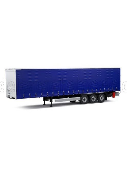 Solido - ACCESSORIES TRAILER FOR TRUCK - RIMORCHIO BLUE WHITE