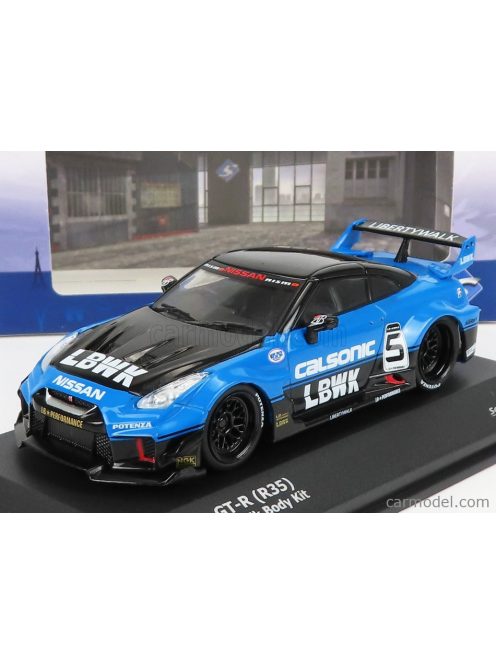 Solido - Nissan Gt-Rr (R35) Lb Works Coupe Calsonic 2016 Blue Black