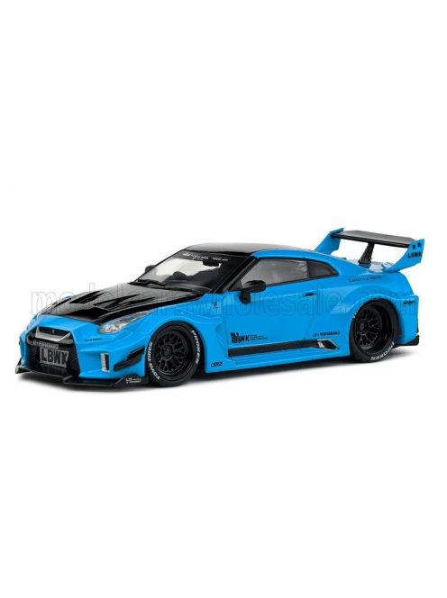 Solido - NISSAN GT-R (R35) LB WORKS SILHOUETTE COUPE 2019 BLUE BLACK