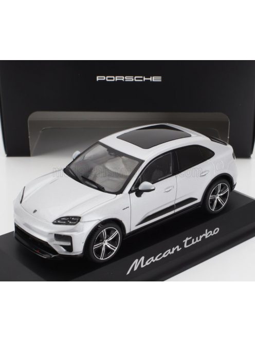 Solido - PORSCHE MACAN TURBO (H2) 2024 ICE GREY