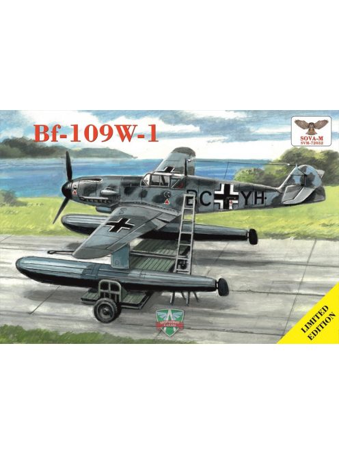 Sova-M - 1/72 Messerschmitt Bf.109W-1 + beach trolley