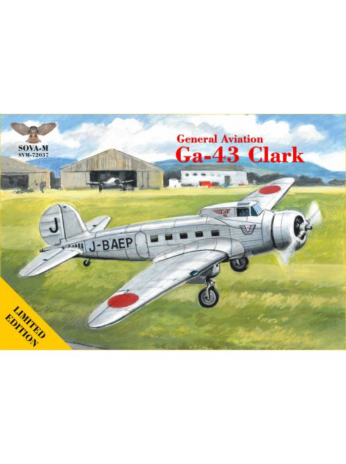 Sova-M - 1/72 GA-43 "Clark" airliner (Japan livery)