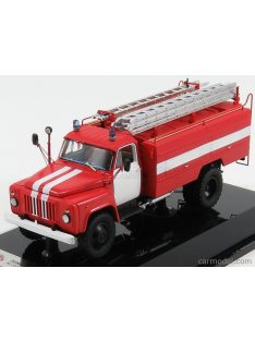   Spark-Model - Gaz Ac-30-106G Tanker Truck Fire Engine 1991 Red White