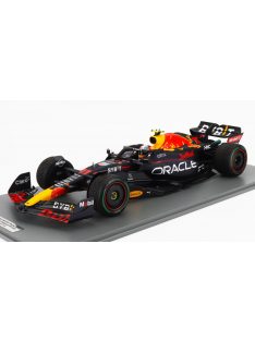   Spark - RED BULL F1  RB18 TEAM ORACLE RED BULL RACING N 11 WINNER SINGAPORE GP 2022 SERGIO PEREZ MATT BLUE YELLOW RED