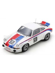   Spark - PORSCHE 911 CARRERA RSR 2.8L TEAM BRUMOS RACING N 59 WINNER 24h DAYTONA 1973 PETER GREGG - HURLEY HAYWOOD WHITE RED BLUE