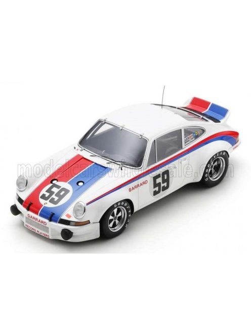 Spark - PORSCHE 911 CARRERA RSR 2.8L TEAM BRUMOS RACING N 59 WINNER 24h DAYTONA 1973 PETER GREGG - HURLEY HAYWOOD WHITE RED BLUE