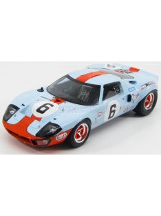   Spark - FORD USA GT40 4.9L V8 TEAM JW AUTOMOTIVE ENGINEERING N 6 WINNER 24h LE MANS 1969 JACKY ICKX - JACKIE OLIVER LIGHT BLUE ORANGE