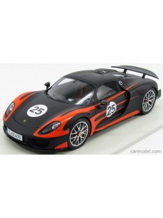   Spark-Model - Porsche 918 Spider N 25 Weissach Package 2013 Matt Black Orange