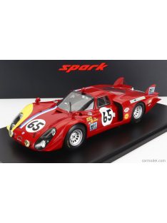   Spark-Model - Alfa Romeo T33/2 1996Cc V8 Team Vds Racing N 65 24H Le Mans 1968 S.Trosch - K.Von Wendt - Con Vetrina - With Showcase - Special Box Red