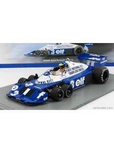   Spark-Model - Tyrrell F1 P34 Elf N 3 6Th Italian Gp Monza 1977 R.Peterson Blue White