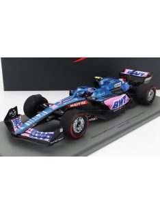   Spark - ALPINE F1 A522 TEAM ALPINE BWT N 31 MIAMI GP 2022 ESTEBAN OCON - CON VETRINA - WITH SHOWCASE - SPECIAL BOX BLUE PINK