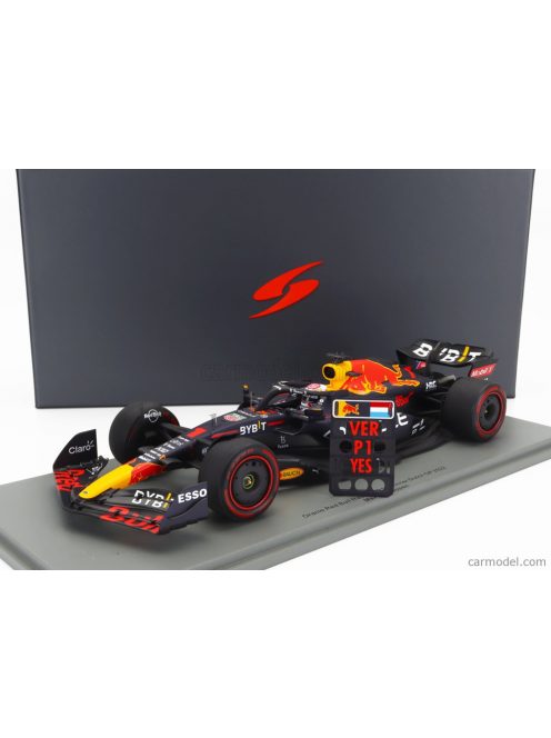 Spark-Model - Red Bull F1  Rb18 Team Oracle Red Bull Racing N 1 Winner Holland Gp World Champion 2022 - 30Th Victory Max Verstappen Matt Blue Yellow Red