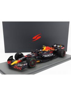   Spark - RED BULL F1  RB18 TEAM ORACLE RED BULL RACING N 11 WINNER SINGAPORE GP 2022 SERGIO PEREZ MATT BLUE YELLOW RED