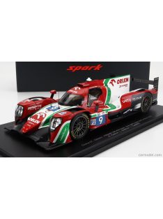   Spark-Model - Oreca Gibson 07 Gk428 4.2L V8 Team Prema Orlen N 9 2Nd Lmp2 Class 24H Le Mans 2022 R.Kubica - L.Deletraz - L.Colombo - Con Vetrina - With Showcase Red White Green