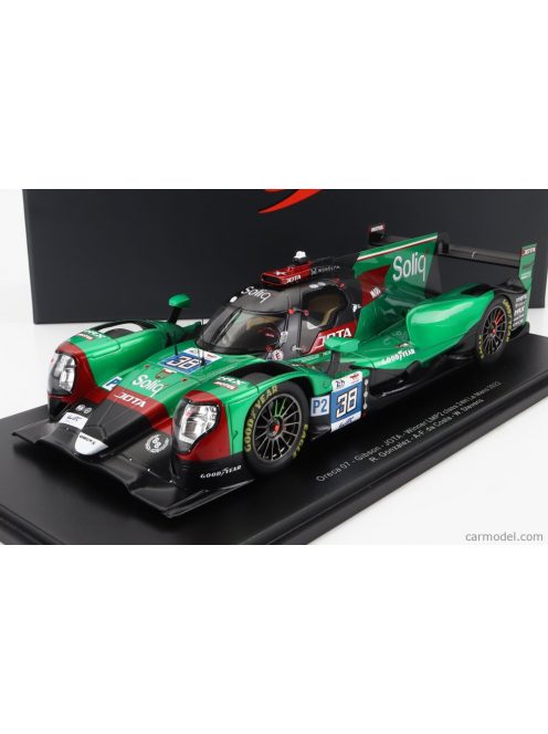 Spark-Model - Oreca Gibson 07 Gk428 4.2L V8 Team Jota N 38 Winner Lmp2 Class 24H Le Mans 2022 R.Gonzales - A.F.Da Costa - W.Stevens - Con Vetrina - With Showcase - Special Box Green Black