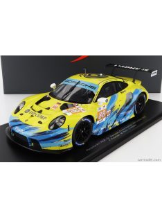   Spark-Model - Porsche 911 991 Rsr-19 4.2L Team Dempsey Proton Racing N 88 24H Le Mans 2022 F.Poordad - M.Root - J.Heylen - Con Vetrina - With Showcase - Special Box Yellow Light Blue