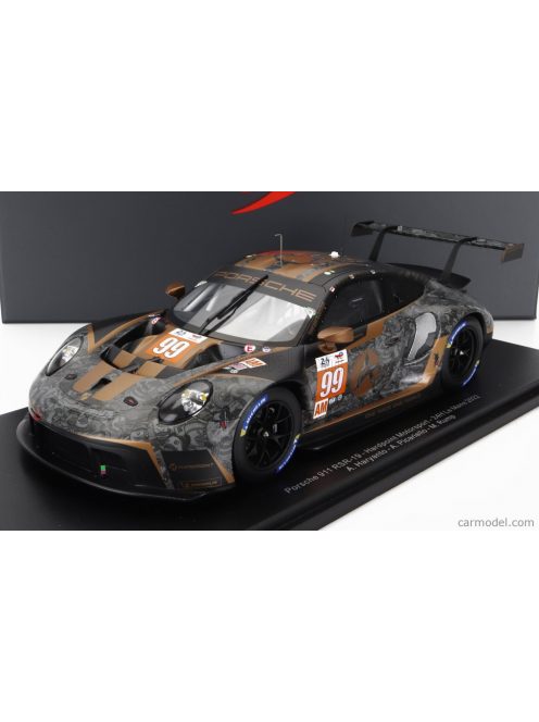 Spark-Model - Porsche 911 991 Rsr-19 4.2L Team Hardpoint Motorsport N 99 24H Le Mans 2022 A.Haryanto - A.Picariello - M.Rump - Con Vetrina - With Showcase - Special Box Black