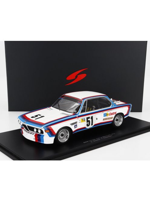 Spark - BMW 3.0 CSL 3.3L S6 TEAM BMW MOTORSPORT N 51 24h LE MANS 1973 T.HEZEMANS - D.QUESTER WHITE BLUE RED