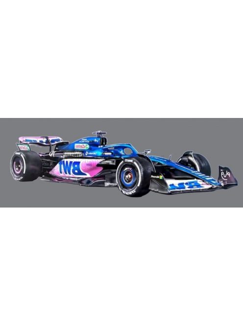 Spark - RENAULT F1  A523 TEAM BWT ALPINE N 10 7th MONACO GP PIERRE GASLY BLUE PINK