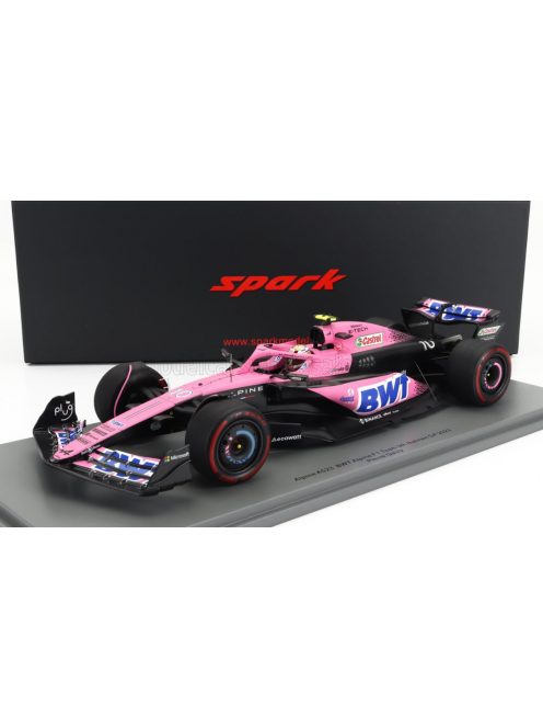 Spark - RENAULT F1  A523 TEAM BWT ALPINE N 10 SEASON 2023 PIERRE GASLY PINK BLUE