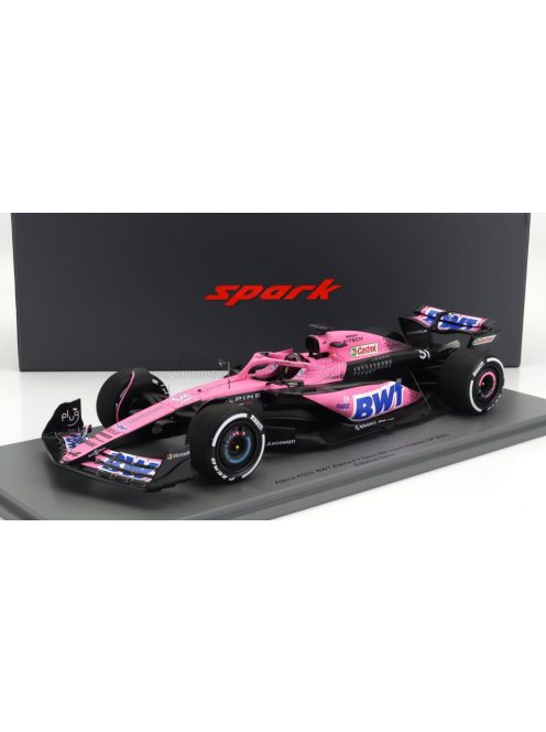 Spark - ALPINE F1  A523 TEAM BWT ALPINE N 31 SEASON 2023 ESTEBAN OCON PINK BLUE