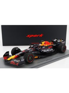   Spark - RED BULL F1  RB19 TEAM ORACLE RED BULL RACING N 1 WORLD CHAMPION WINNER MONACO GP 2023 MAX VERSTAPPEN MATT BLUE