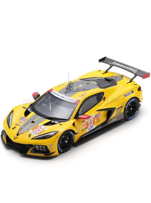 Spark - CHEVROLET CORVETTE C8.R 5.5L V8 TEAM CORVETTE RACING N 33 WINNER LMGTE CLASS 24h LE MANS 2023 N.CATSBURG - B.KEATING - N.VARRONE YELLOW