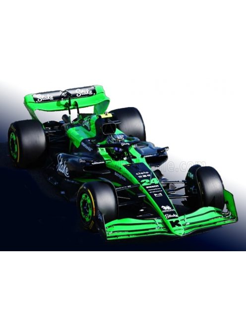 Spark - SAUBER F1  C44 TEAM STAKE KICK N 24 BAHRAIN GP 2024 ZHOU GUANYU GREEN BLACK