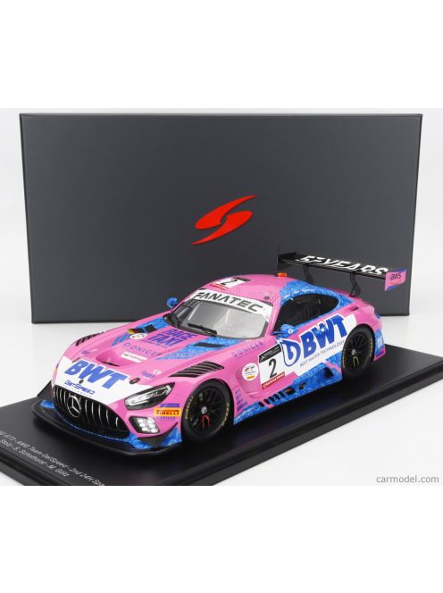 Spark-Model - Mercedes Benz Gt3 Amg Team Getspeed N 2 2Nd 24H Spa 2022 L.Stolz - S.Schothorst - M.Gotz Pink White Light Blue