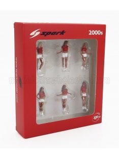 Spark - FIGURES SET 6X GRID GIRLS 2000s PINK RED WHITE