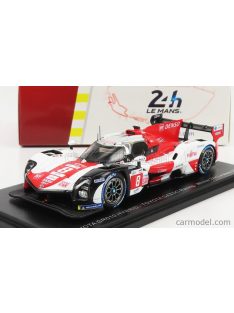   Spark-Model - Toyota Gr010 3.5L Turbo Hybrid V6 Team Toyota Gazoo Racing N 8 Winner 24H Le Mans 2022 S.Buemi - B.Hartley - R.Hirakawa White Red Grey