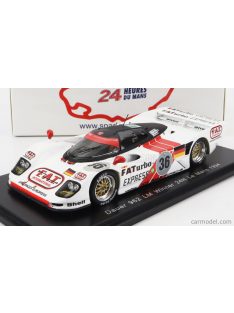   Spark-Model - Porsche Dauer 962 3.0L Turbo Team Le Mans Porsche N 36 Winner 24H Le Mans 1994 M.Baldi - H.Haywood - Y.Dalmas White Red