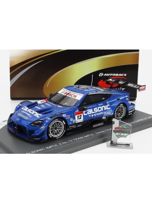 Spark - NISSAN TYPE Z TEAM CALSONIC IMPUL N 12 GT500 CLASS SUPER GT 2022 KAZUKI HIRAMINE - BERTRAND BAGUETTE BLUE