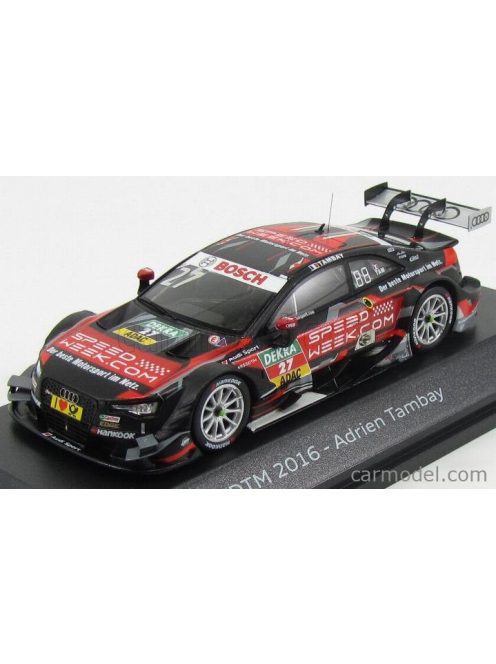 Spark-Model - Audi A5 Rs5 Team Audi Sport Rosberg N 27 Season Dtm 2016 A.Tambay Black Red