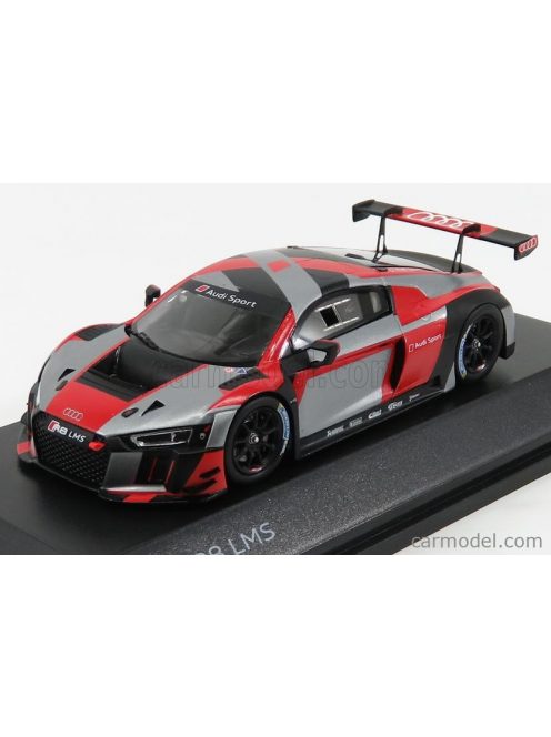 Spark-Model - Audi R8 Lms Team Audi Sport N 0 Press Season 2017 Red Silver Black