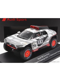   Spark-Model - Audi Q E-Tron Rs Team Audi Sport N 208 Winner Abu Dhabi Desert Challenge 2022 S.Peterhansel - E.Boulanger Grey Silver Black