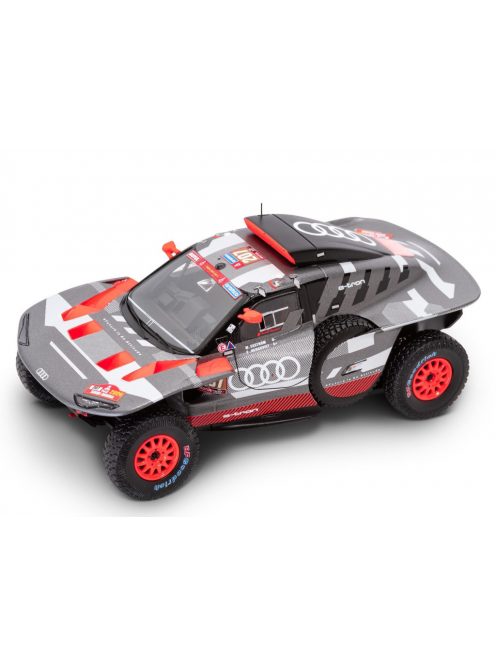 Spark - AUDI RS Q E-TRON E2 TEAM AUDI SPORT N 207 RALLY DAKAR 2024 MATTIAS EKSTROM - EMIL BERGKVIST GREY SILVER BLACK