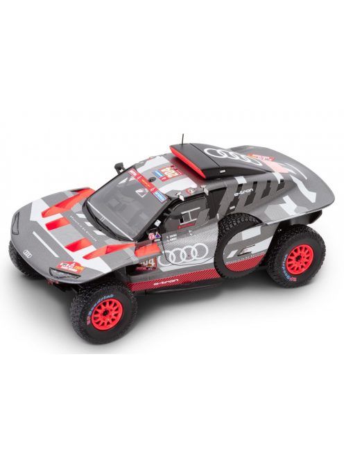 Spark - AUDI RS Q E-TRON E2 TEAM AUDI SPORT N 204 WINNER RALLY DAKAR 2024 CARLOS SAINZ - LUCAS CRUZ GREY SILVER BLACK