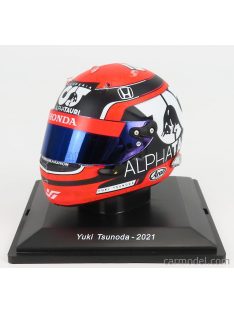   Spark-Model - Arai Helmet F1 Casco Helmet At02 Honda Ra620H Team Alpha Tauri N 22 Season 2021 Yuki Tsunoda Red Blue White