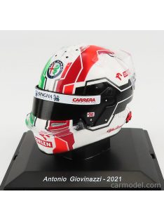   Spark-Model - Bell Helmet F1 Casco Helmet Alfa Romeo C41 Team Orlen Racing N 99 Season 2021 Antonio Giovinazzi White Red